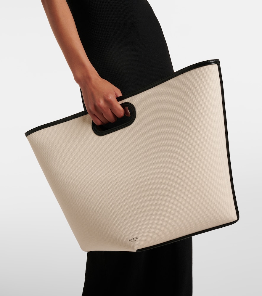 Alaïa Folded Large canvas tote bag
