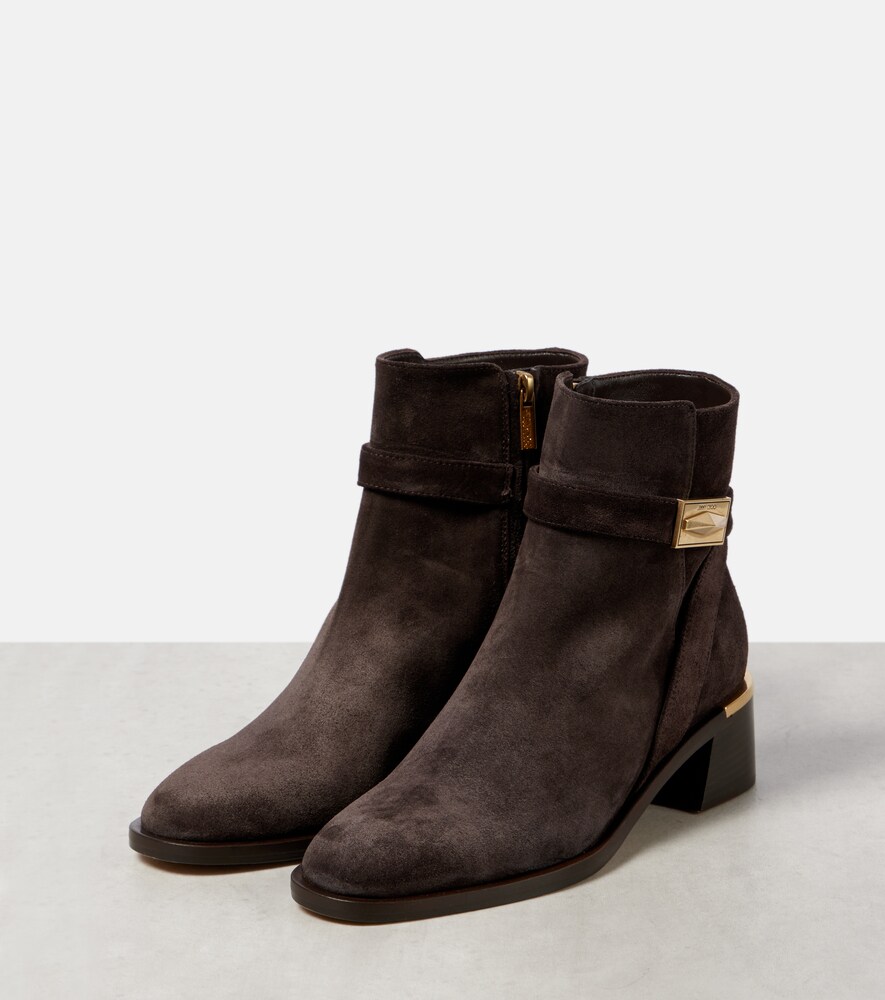  Jimmy Choo Jimmy Choo Ankle Boots Diantha 45 Aus Veloursleder 