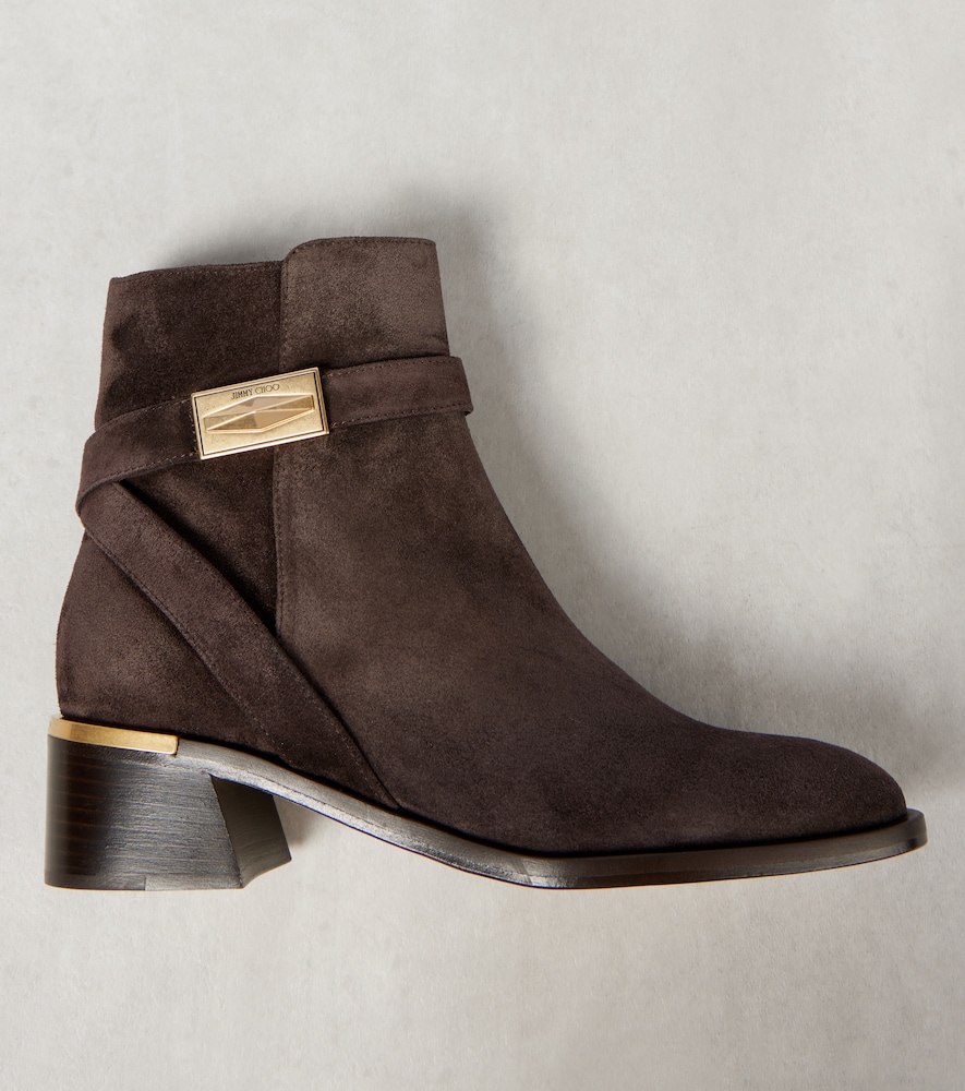  Jimmy Choo Jimmy Choo Ankle Boots Diantha 45 Aus Veloursleder 