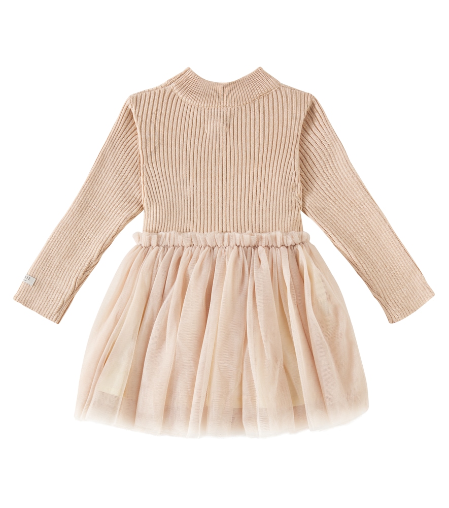  Donsje Donsje Baby Kleid Lotus Aus Einem Wollgemisch Mit Tüll 