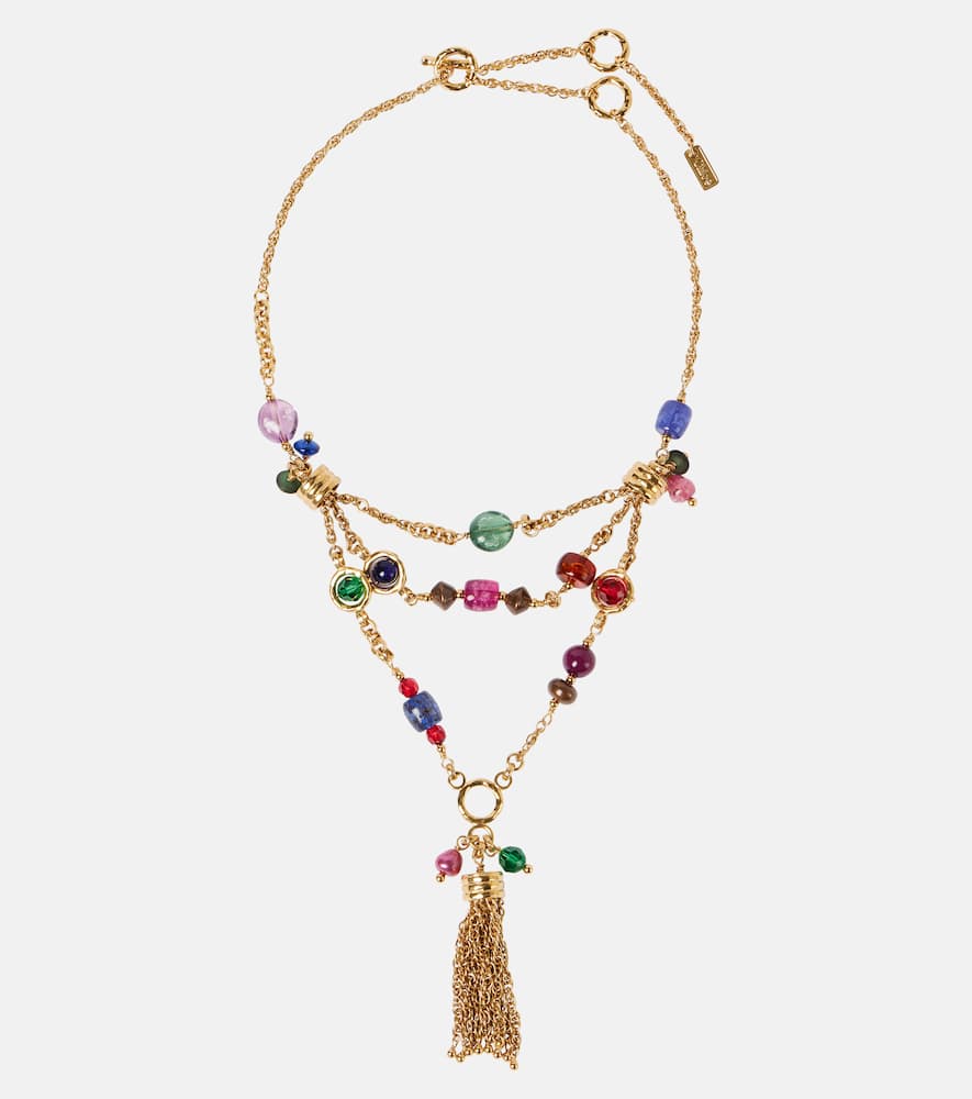 Chloé Chloé Pompoms charm necklace