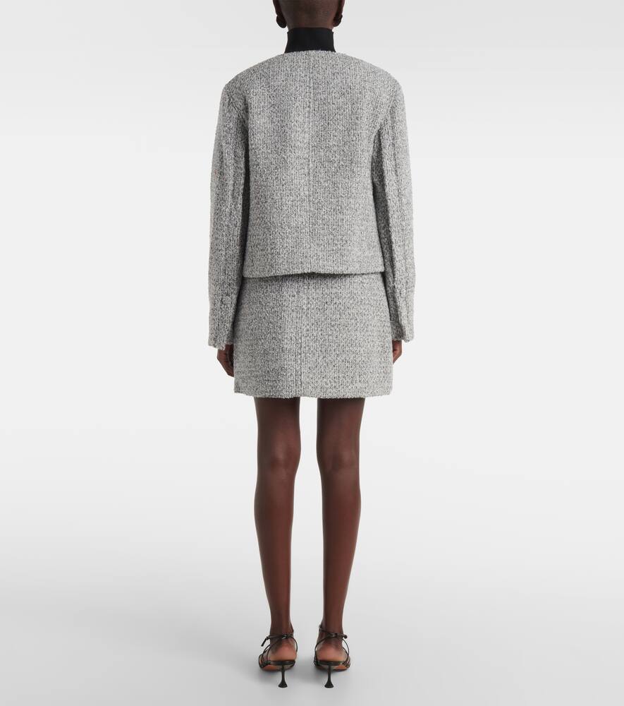 Proenza Schouler White Label Lea Bouclé Jacket In Black