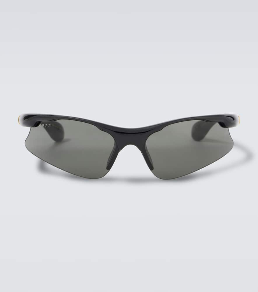 Gucci Rectangular Sunglasses In Black