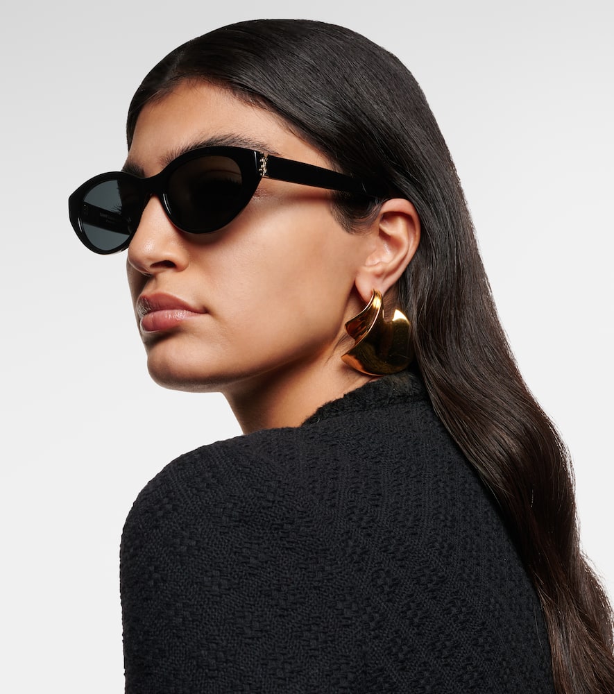 Saint Laurent Sl M148 Cat-eye Sunglasses In Black