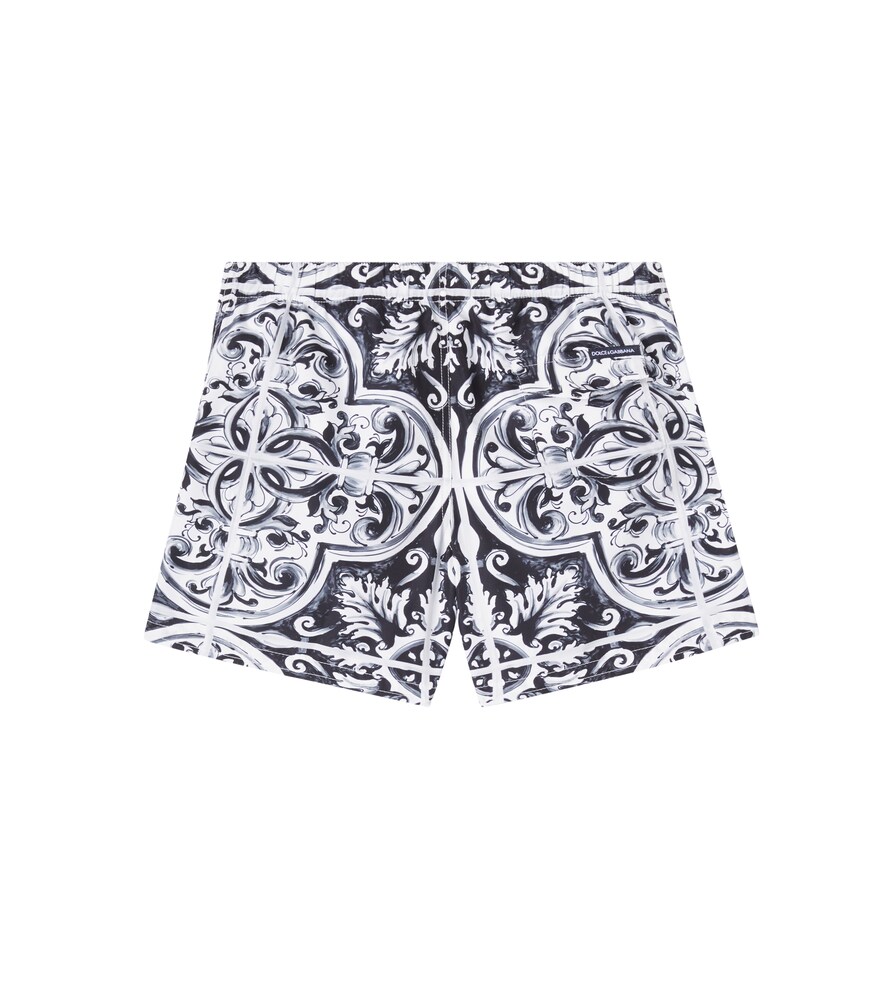  Dolce&gabbana Kids Dolce&gabbana Kids Badeshorts Majolica 