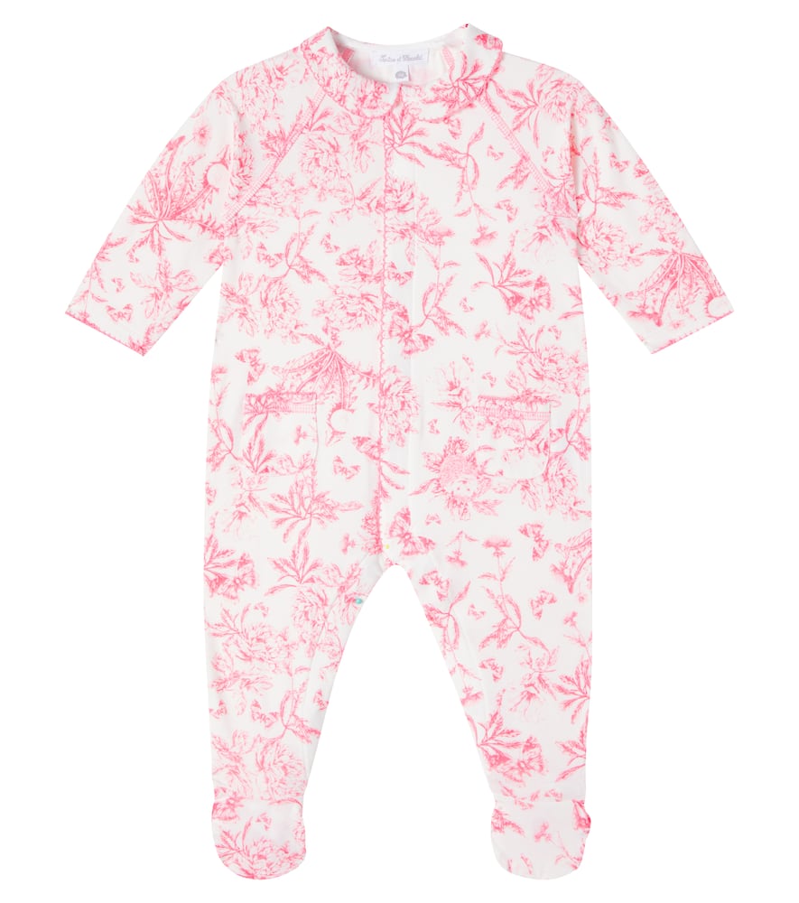 Tartine Et Chocolat Baby Printed Cotton-blend Onesie In Multi