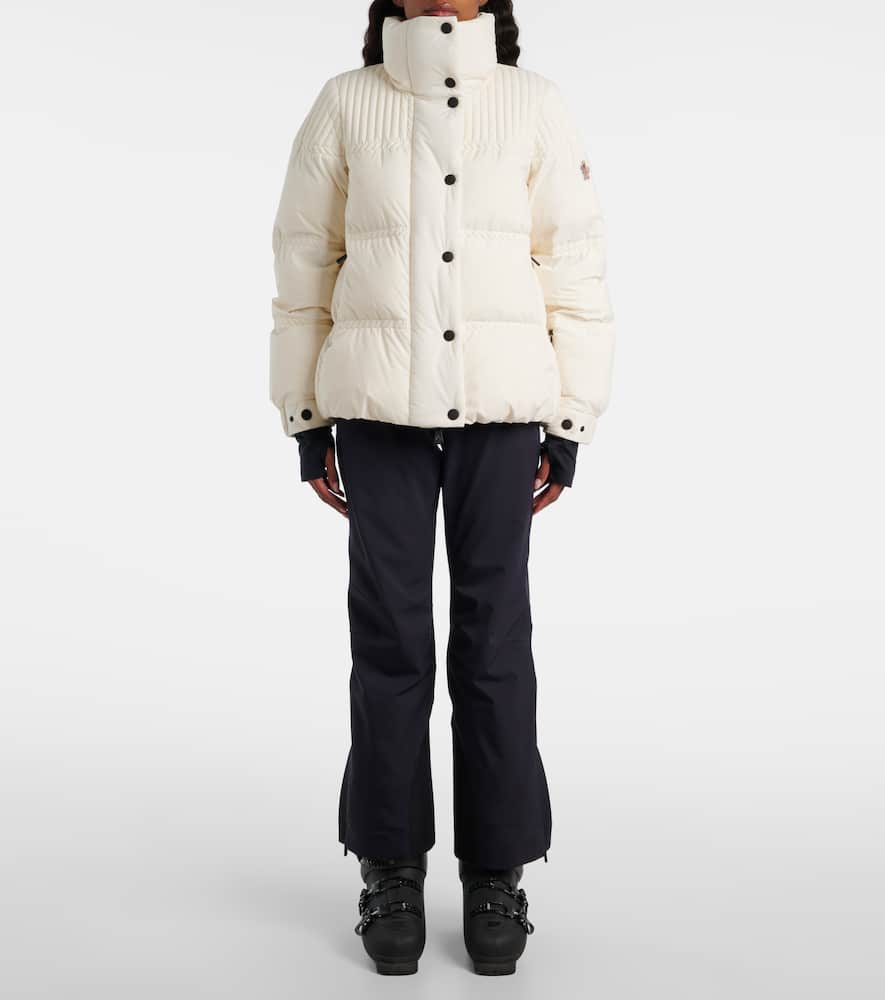 Moncler Belted Ski Pants In Blue