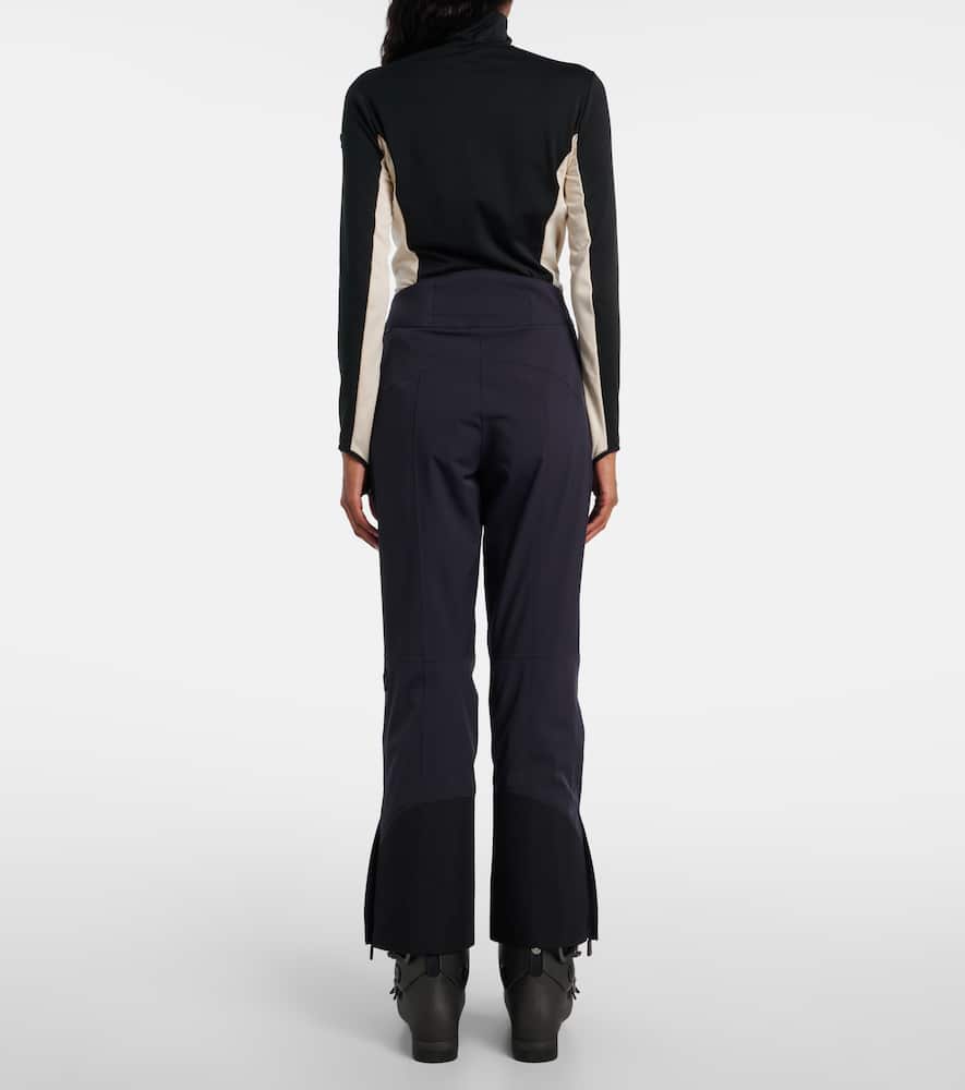 Moncler Belted Ski Pants In Blue