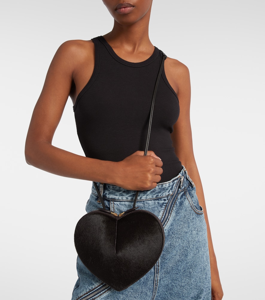 Alaïa Le Caur calf hair shoulder bag