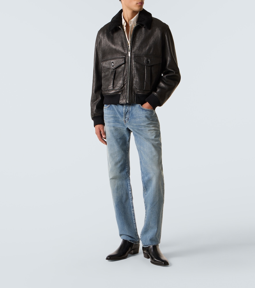  Saint Laurent Saint Laurent Low-rise Slim Jeans 