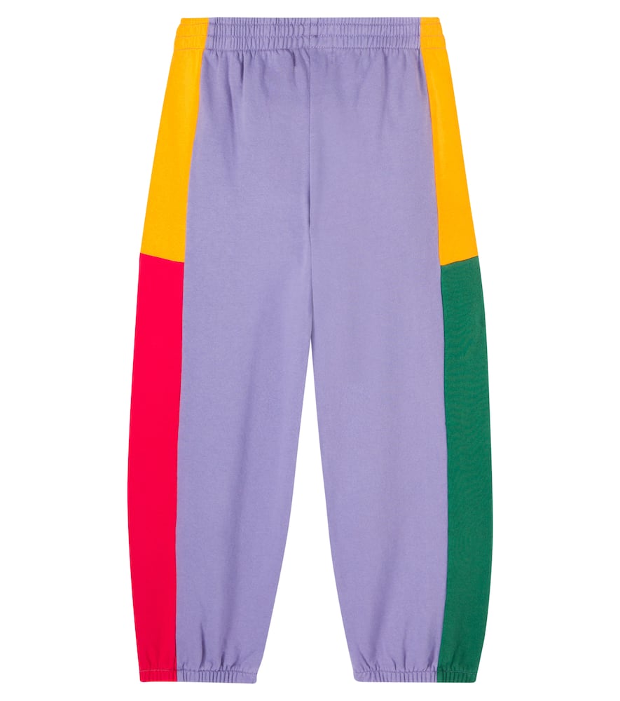 Bobo Choses Kids' B.c. Colorblock Organic Cotton Joggers In Multi