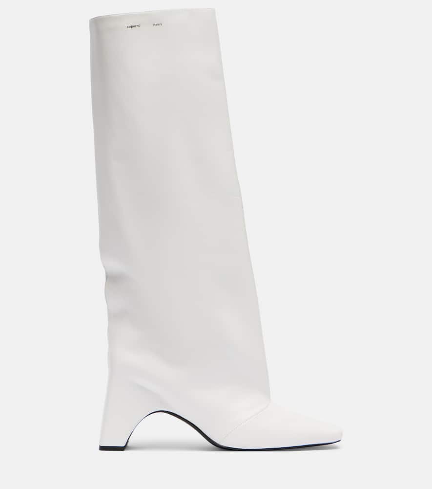 Coperni Bridge Leather Knee-high Boots In Multi