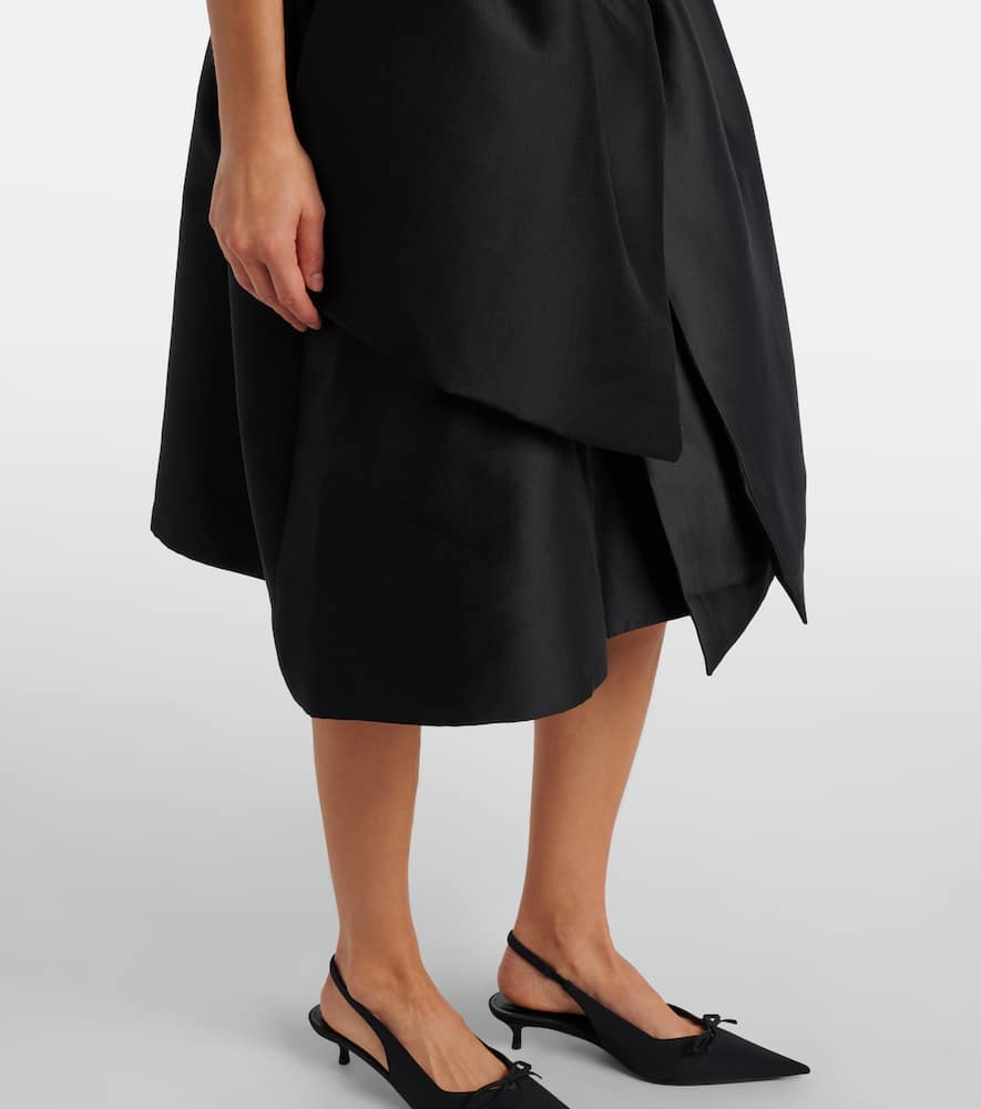 Shushu-tong Midikleid In Black