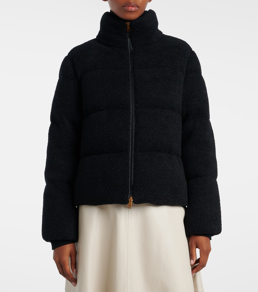 Moncler Mornas Down Jacket In Black