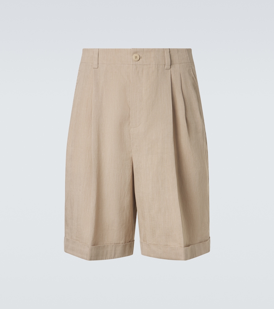 Jacquemus Pastro linen-blend Bermuda shorts