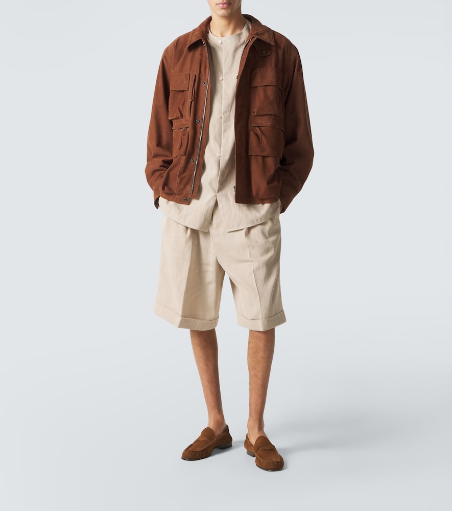  Jacquemus Jacquemus Pastro Linen-blend Bermuda Shorts 