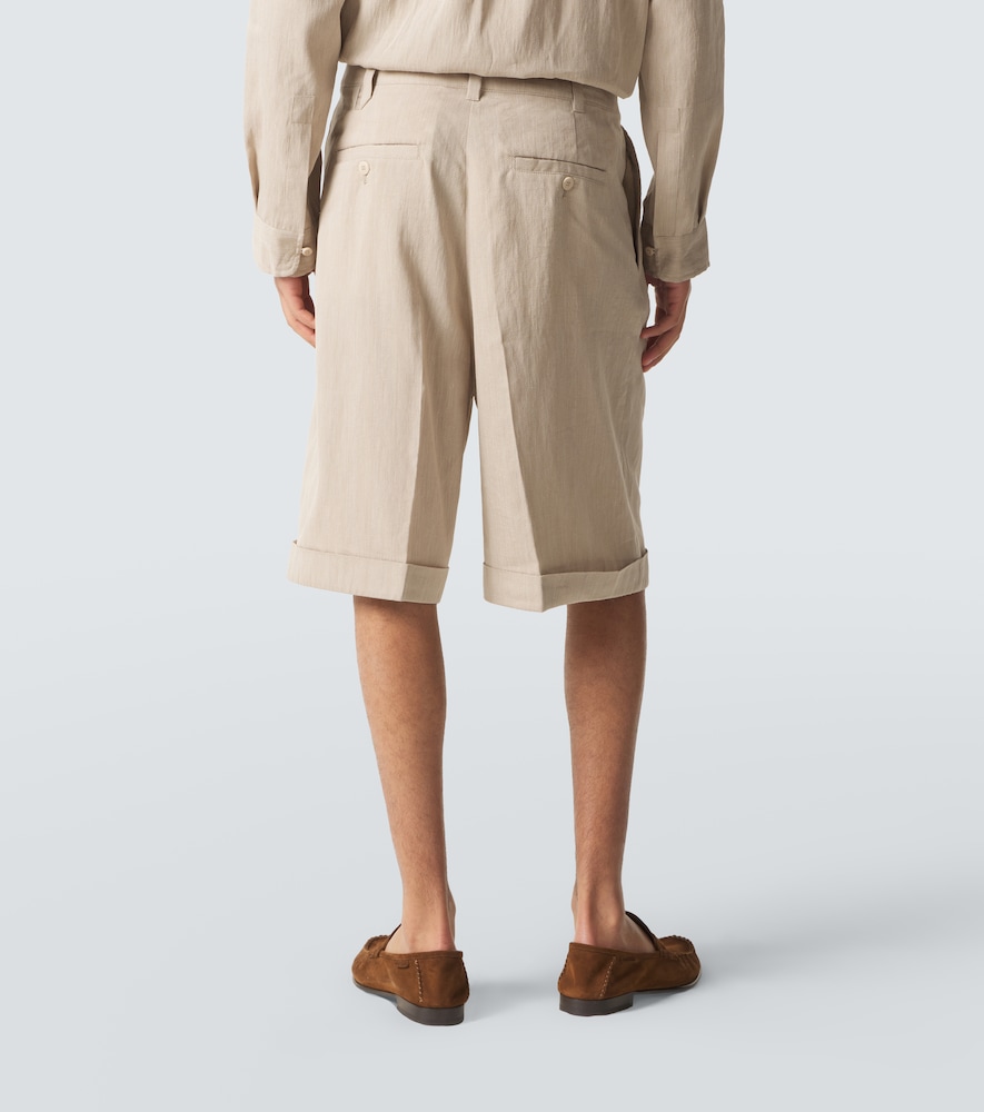  Jacquemus Jacquemus Pastro Linen-blend Bermuda Shorts 