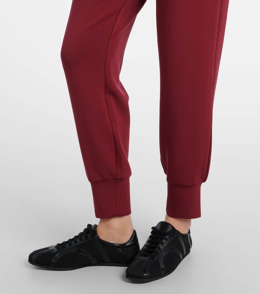 Varley Womens New Maroon Elasticated-waist Slim-fit Stretch-jersey Joggers Xs In Burgundy
