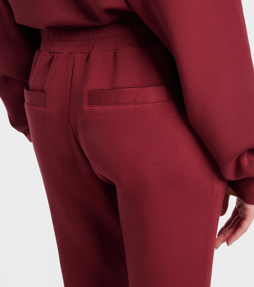 Varley Womens New Maroon Elasticated-waist Slim-fit Stretch-jersey Joggers Xs In Burgundy