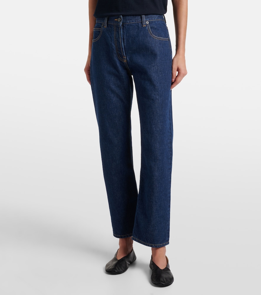  The Row The Row Riaco Mid-rise Straight Jeans 