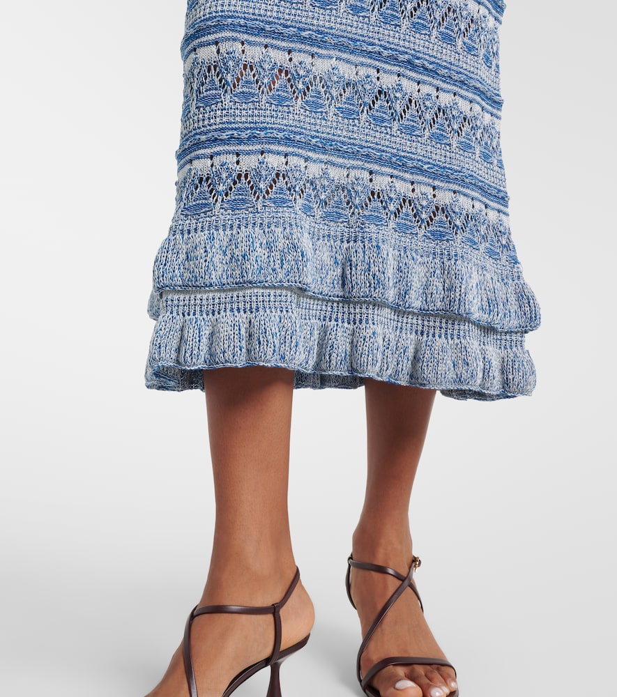  Etro Etro Midirock Aus Häkelstrick 