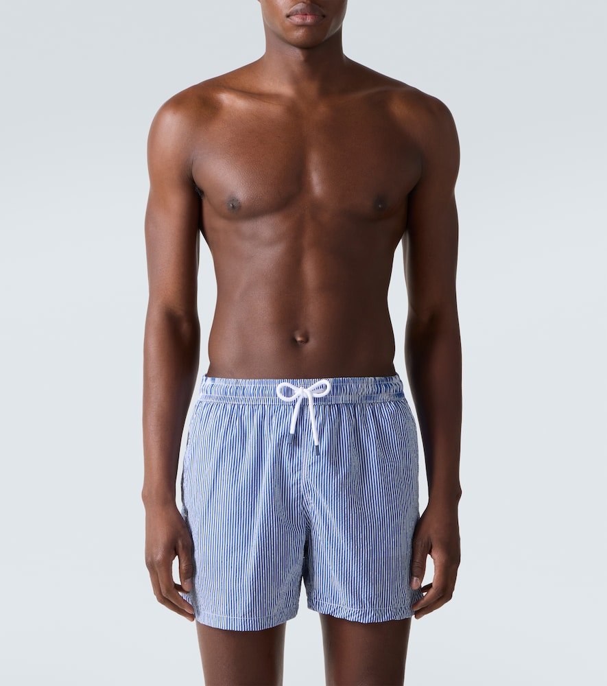  Fedeli Fedeli Madeira Striped Swim Trunks 