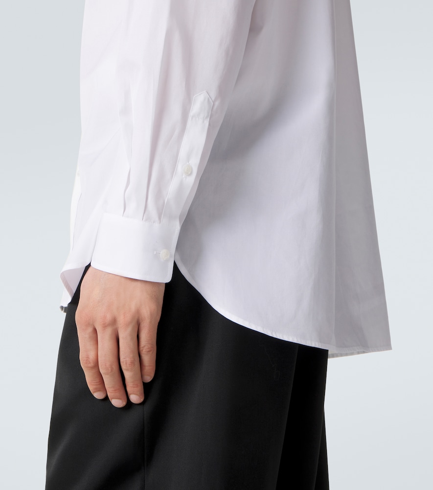  Simone Rocha Simone Rocha Floral-appliquã© Cotton Poplin Shirt 