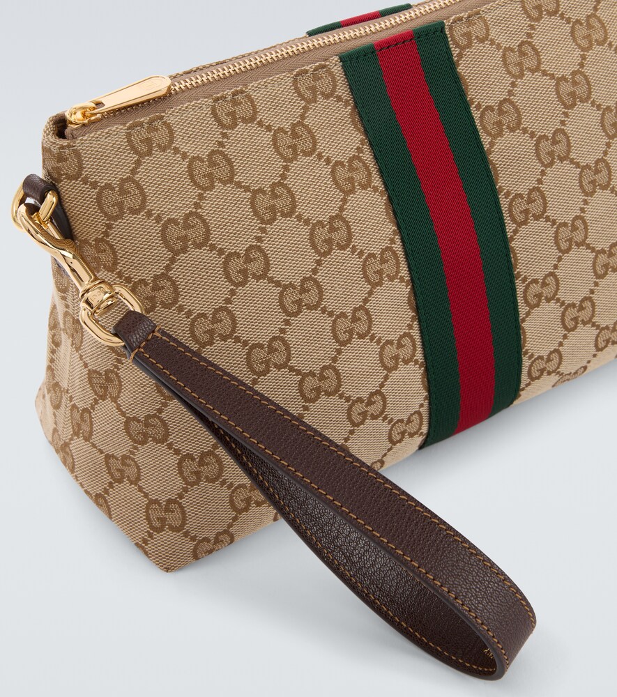  Gucci Gucci Clutch Gg Small Aus Canvas 