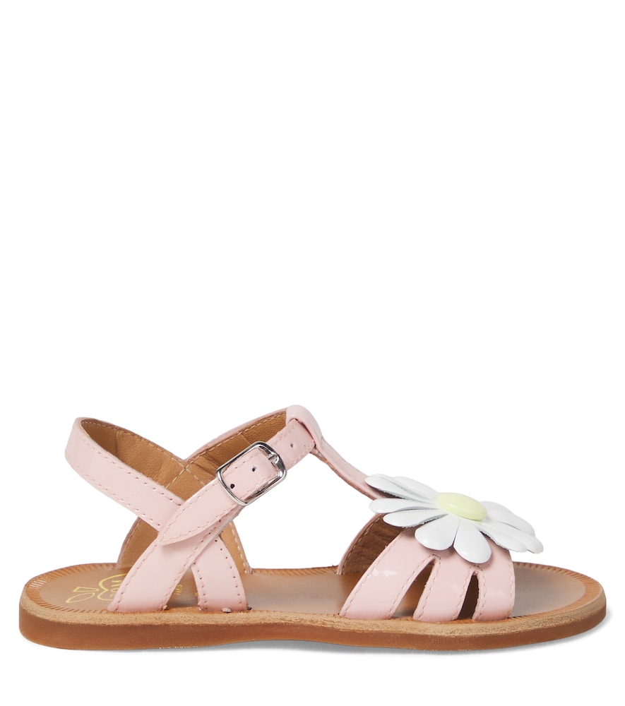  Pom D'api Pom D'api Plagette Big Flo Leather Sandals 