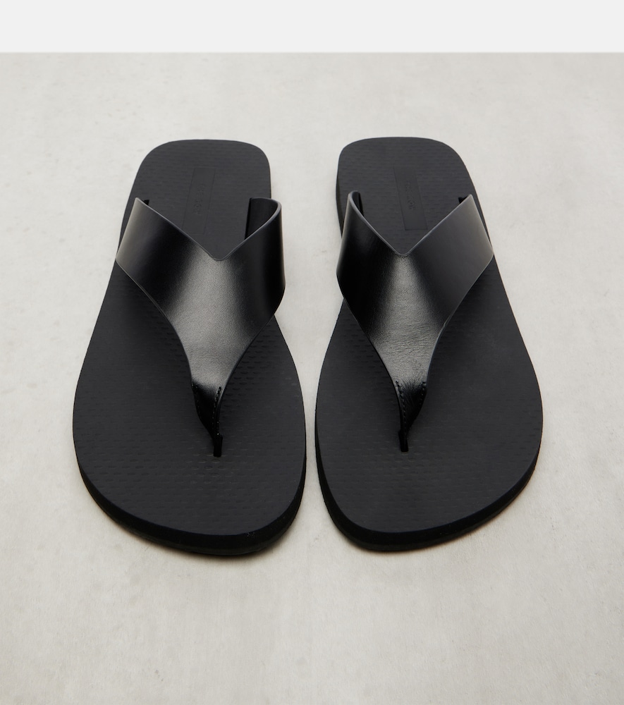 Dune Leather Thong Sandals