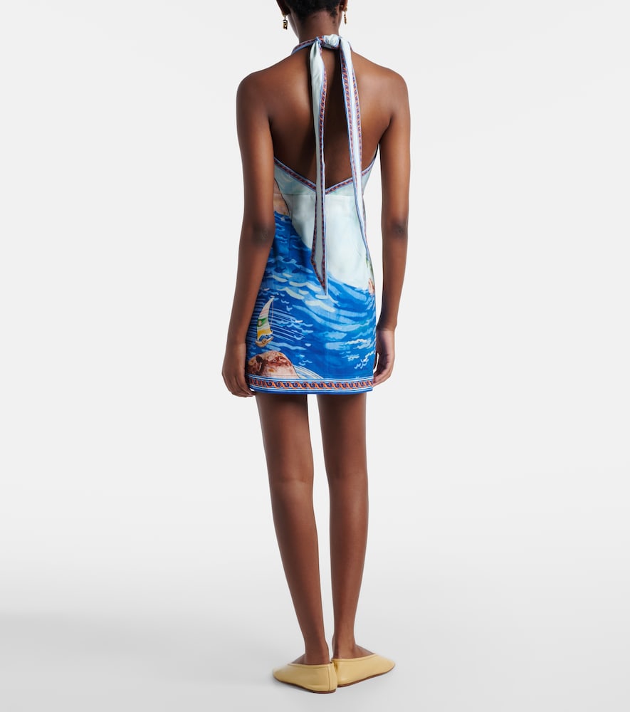  Alemais Alemais Island Printed Cotton Minidress 
