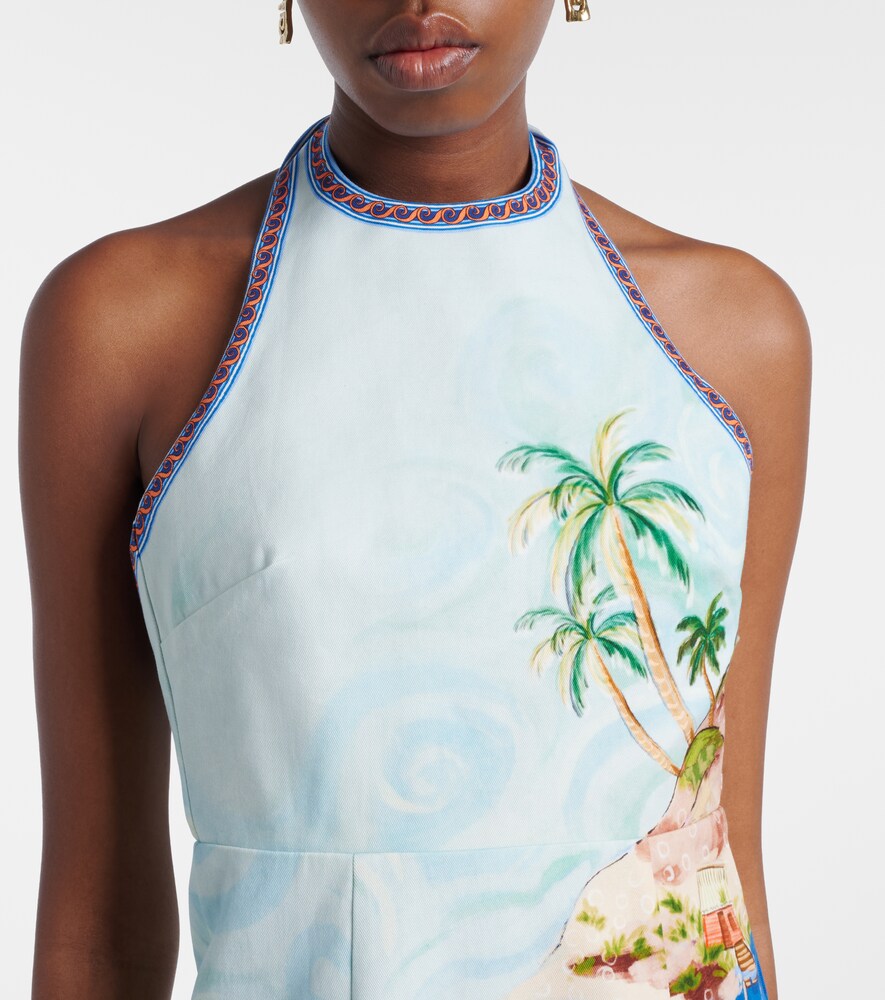  Alemais Alemais Island Printed Cotton Minidress 
