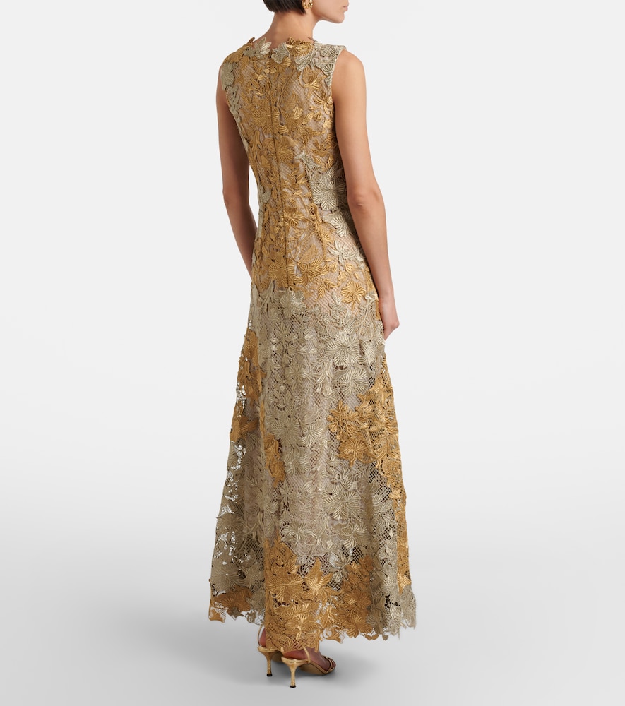  Oscar De La Renta Oscar De La Renta Cocktailkleid Aus Guipure-spitze 