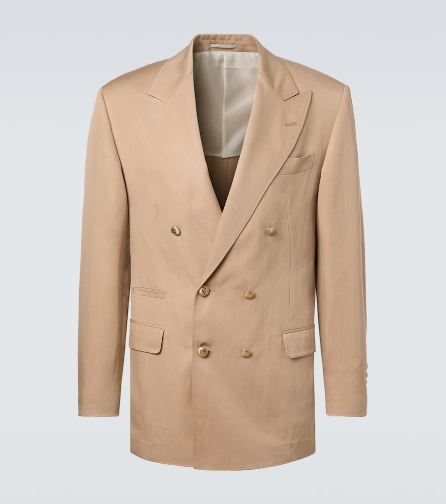 Brunello Cucinelli Silk and Linen Blazer