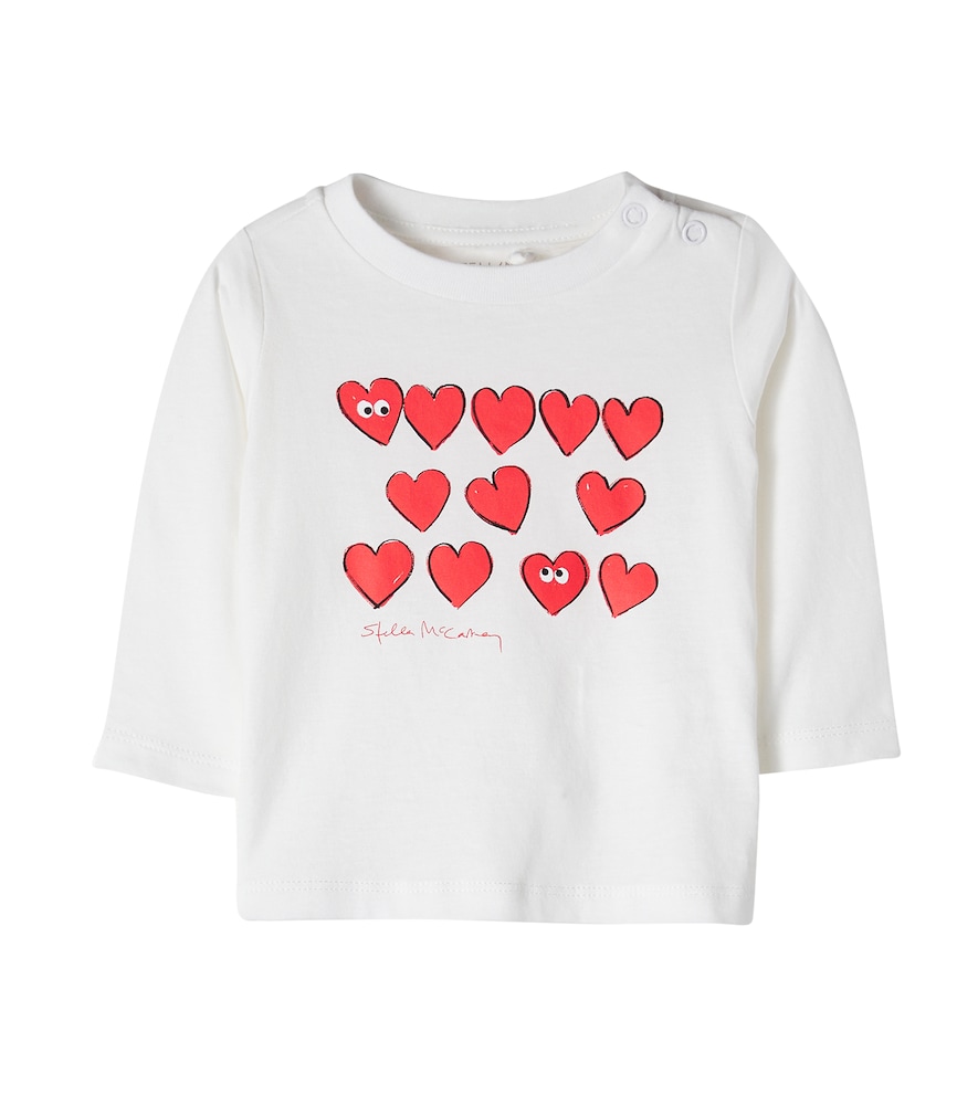Stella McCartney Kids Baby printed cotton jersey T-shirt　ステラ マッカートニー キッズ ベビー プリント コットンジャージー T シャツ Stella