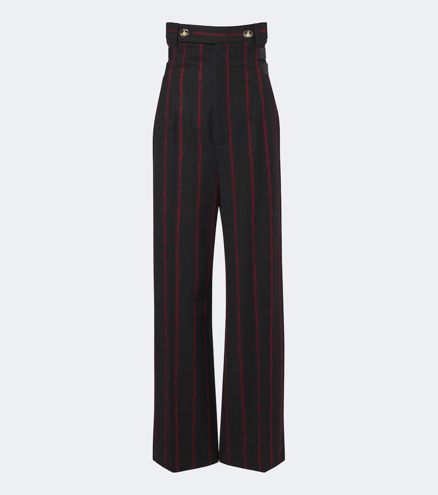 Pantaloni Lauren in lana, alpaca e mohair