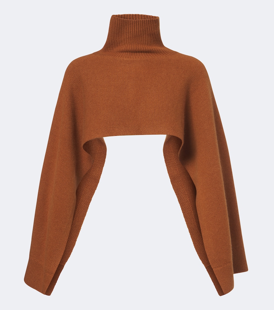 Poncho Marina aus Wolle und Kaschmir