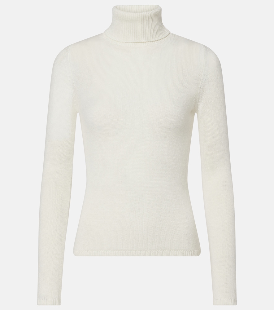 Pullover in cashmere a collo alto