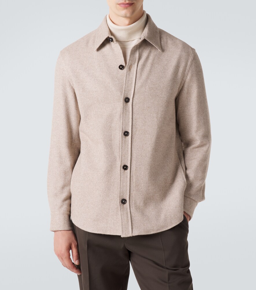 Cashmere And Silk Overshirt