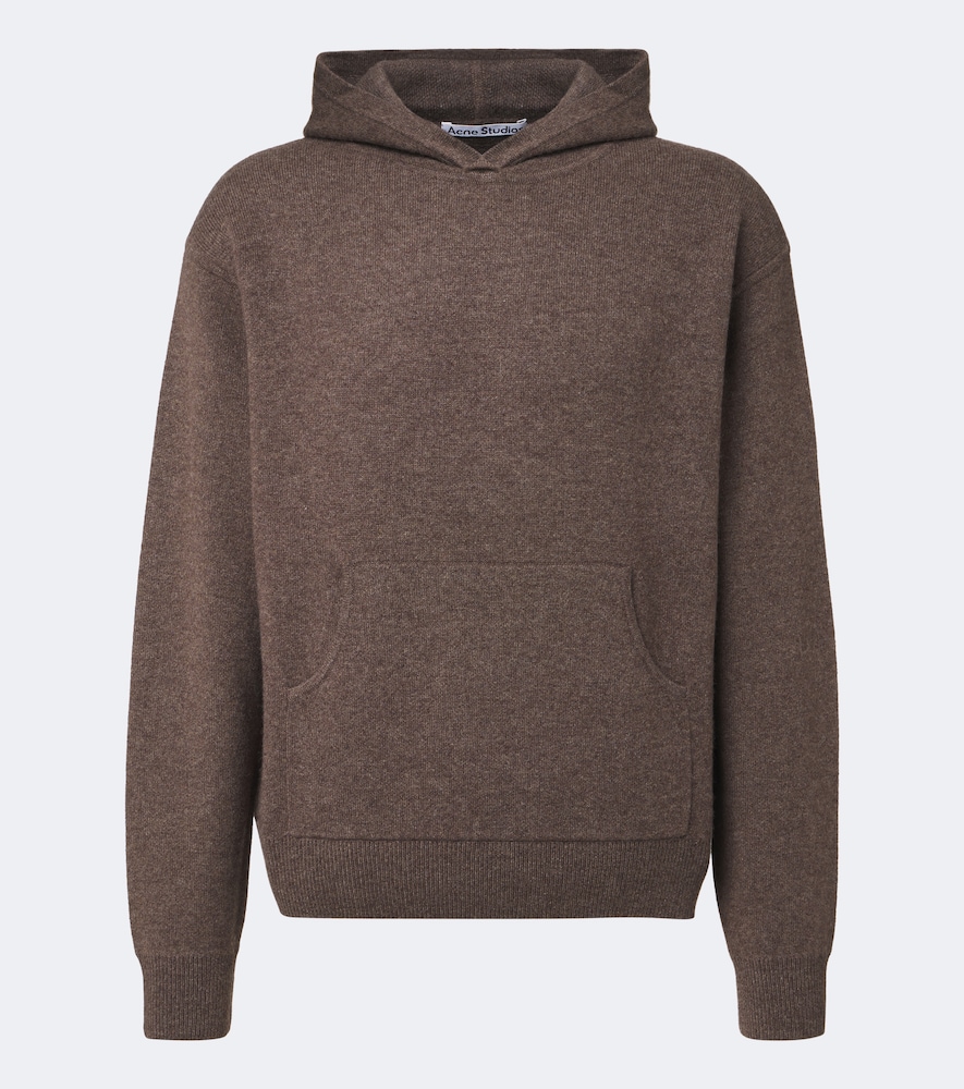 Acne Studios Acne Studios Knitted cashmere-blend hoodie