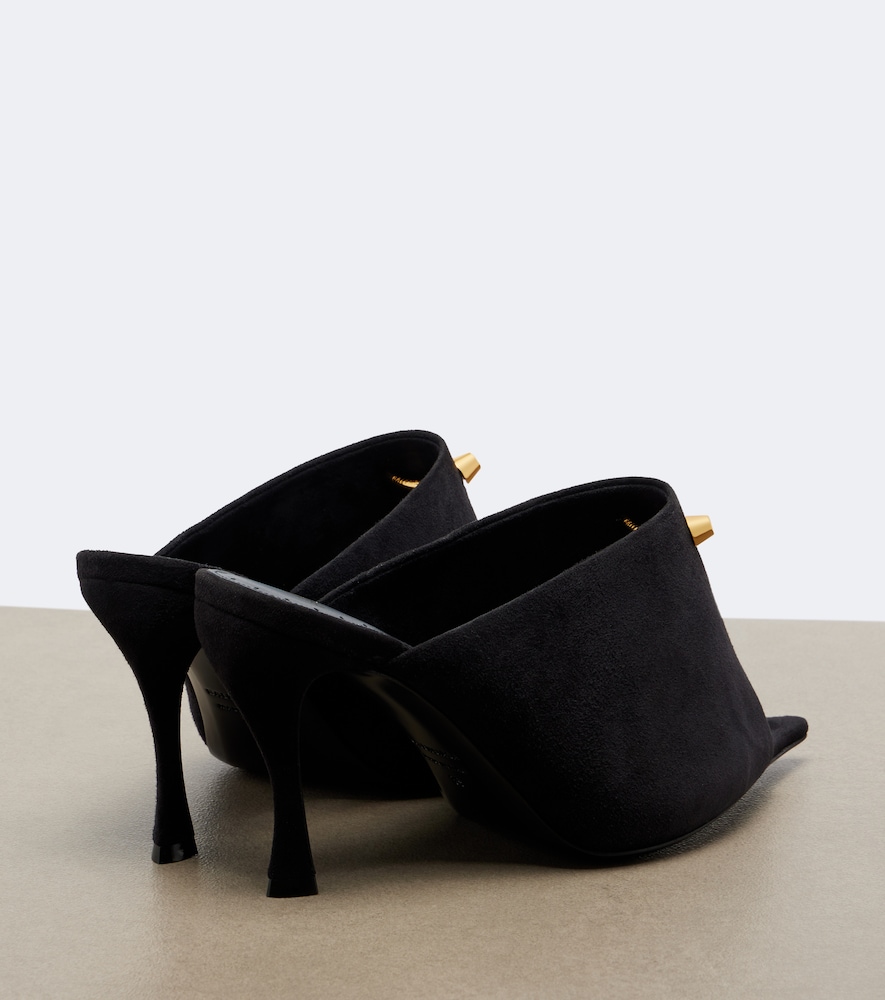 Midnight City Studded Mules