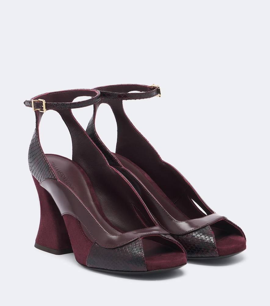Sandali Marvi in pelle con suede