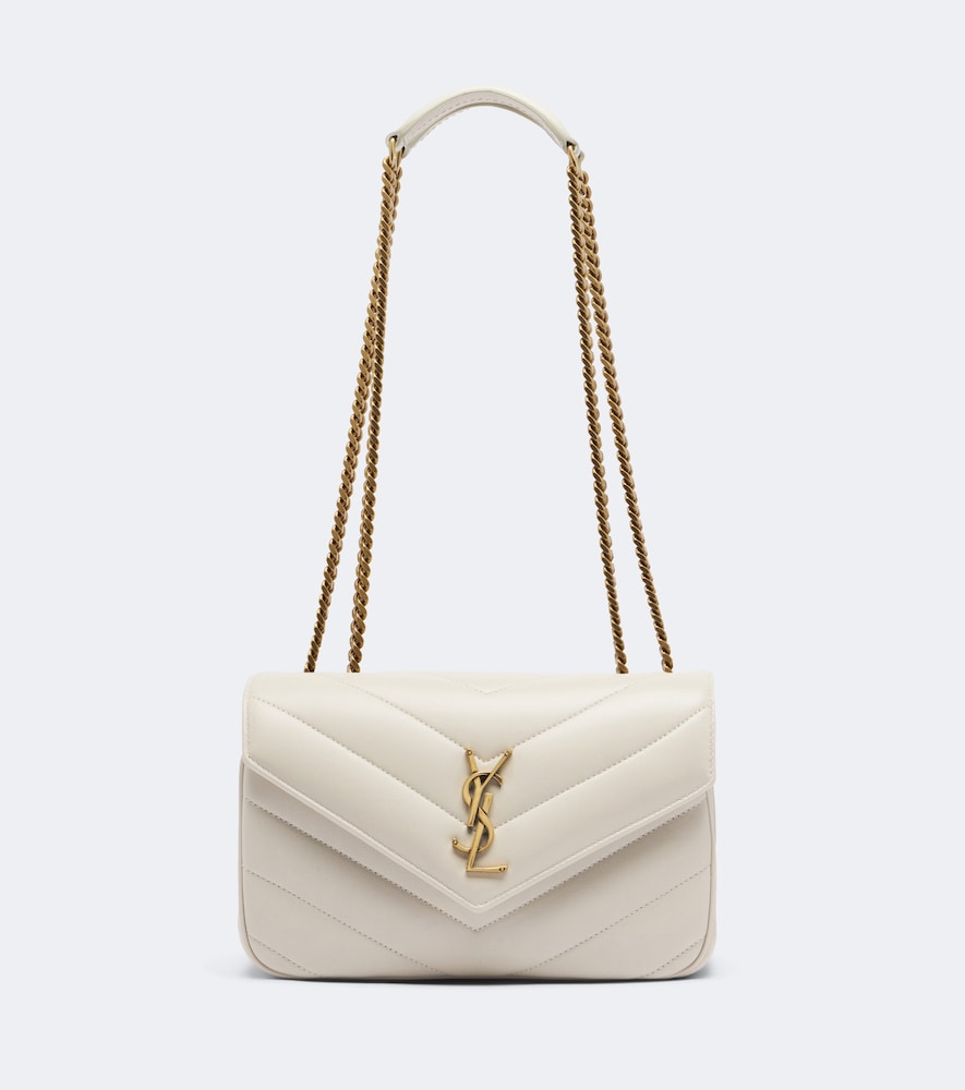 Schultertasche Loulou Small aus Leder