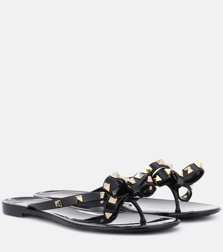Rockstud PVC 통 샌들