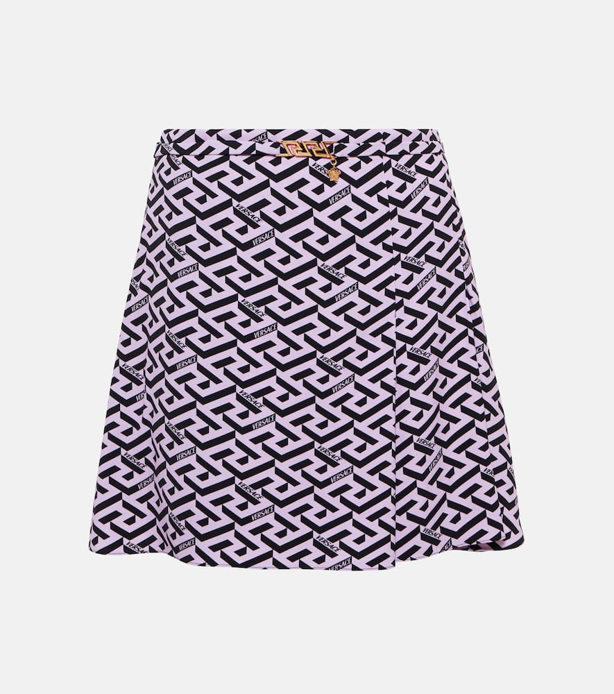 Versace La Greca high-rise miniskirt