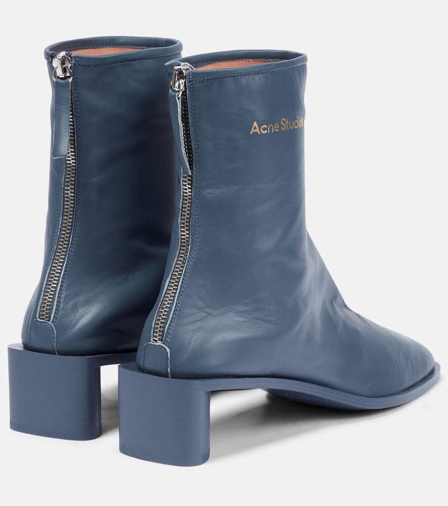 ACNE STUDIOS BERTINE LEATHER ANKLE BOOTS