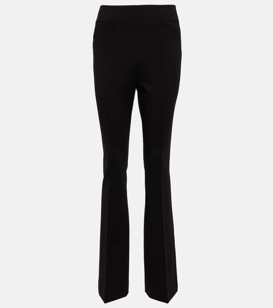 Dorothee Schumacher Emotional Essence Pressed-crease Tailored Trousers In Pure Black