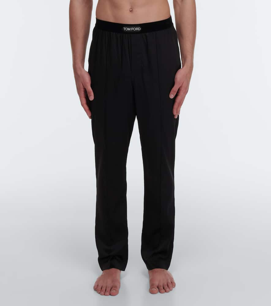  Tom Ford Tom Ford Silk-blend Pajama Bottoms 