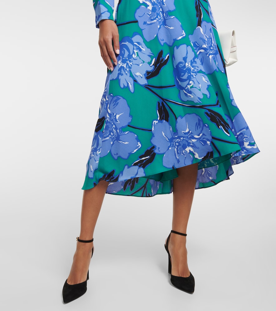  Diane Von Furstenberg Diane Von Furstenberg Midikleid Feronia Aus Crêpe 