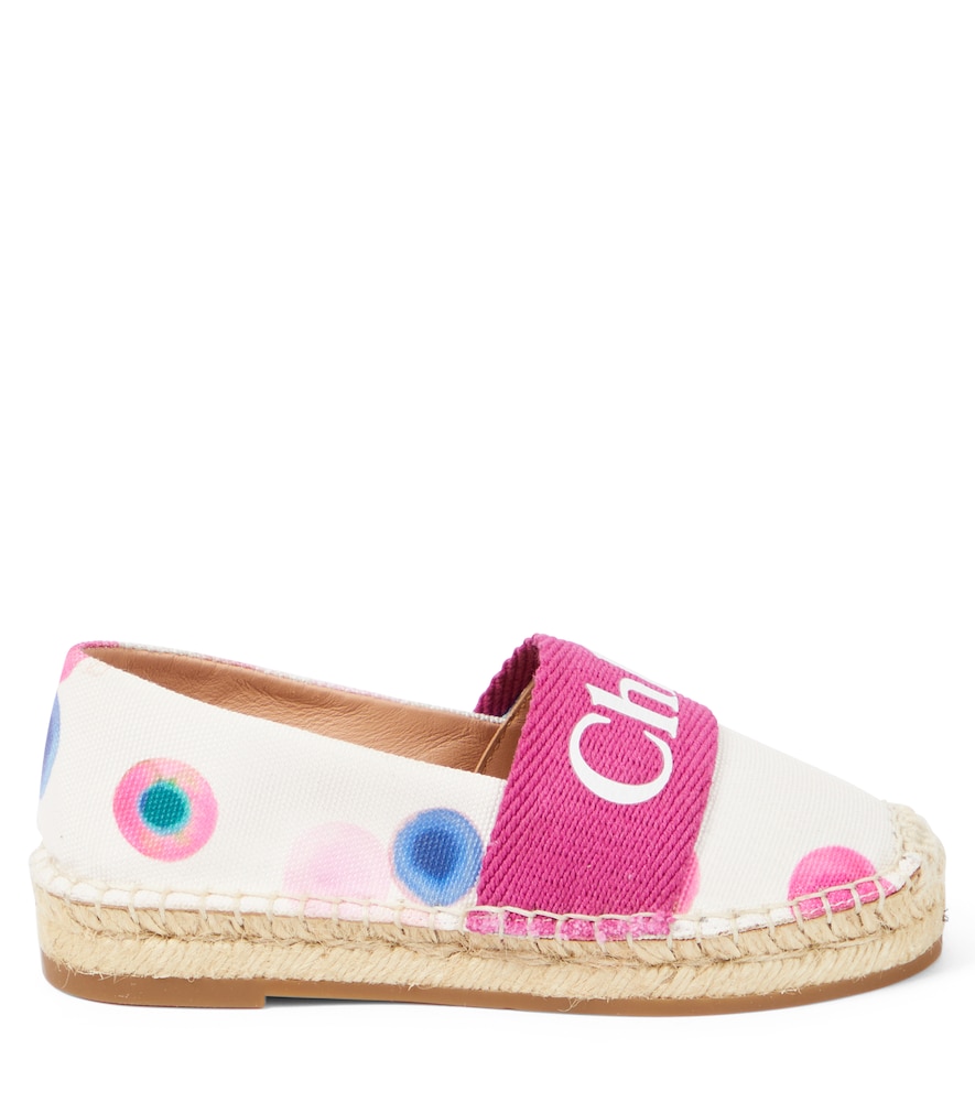  Chloe Kids Chloé Kids Bedruckte Espadrilles Aus Canvas 